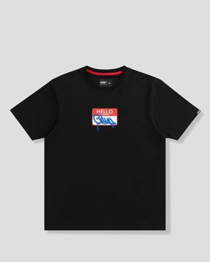 GDUP Sticker T Shirt Black