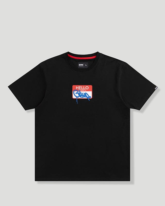 GDUP Sticker T Shirt Black GDUP Sticker T Shirt Black