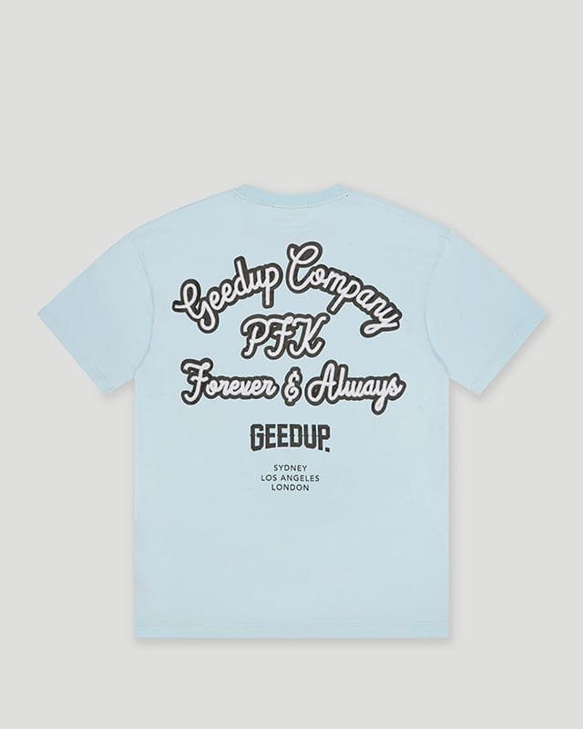 Geedup Company T Shirt Light Blue Geedup Company T Shirt Light Blue
