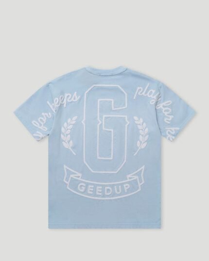 Geedup G PFK T Shirt Cool Blue White