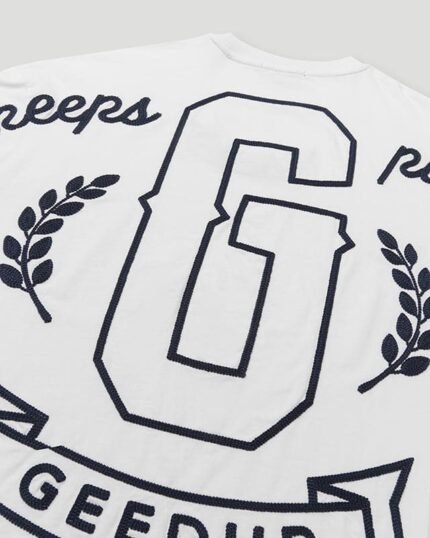Geedup G PFK T Shirt White.Navy