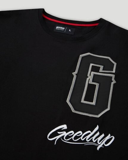 Geedup G Script Logo T Shirt Black.
