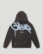 Geedup Handstyle Hoodie Graphite Pale Blue