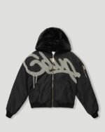 Geedup Handstyle Team Logo Bomber Black White