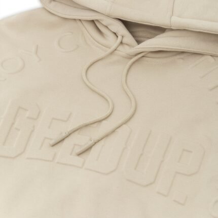 Geedup O.S Emblem Emboss Hoody Sand
