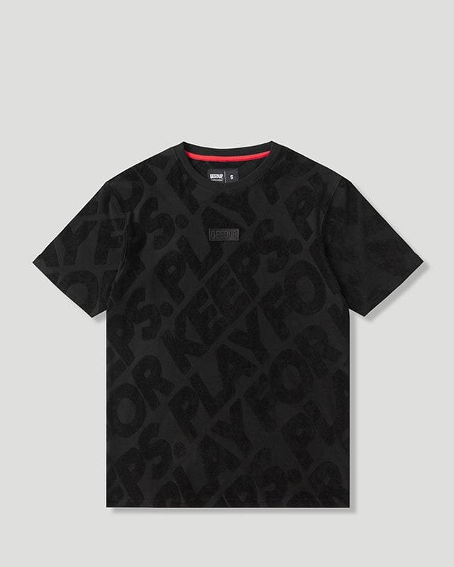 Geedup PFK Monogram T Shirt Black Geedup PFK Monogram T Shirt Black