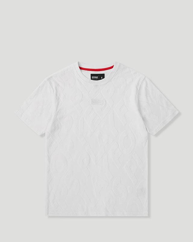 Geedup PFK Monogram T Shirt White Geedup PFK Monogram T Shirt White
