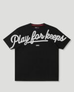 Geedup PFK Script T Shirt Black White