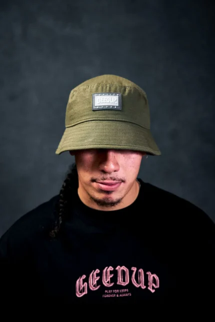 Core Logo Ripstop Bucket Hat Khak