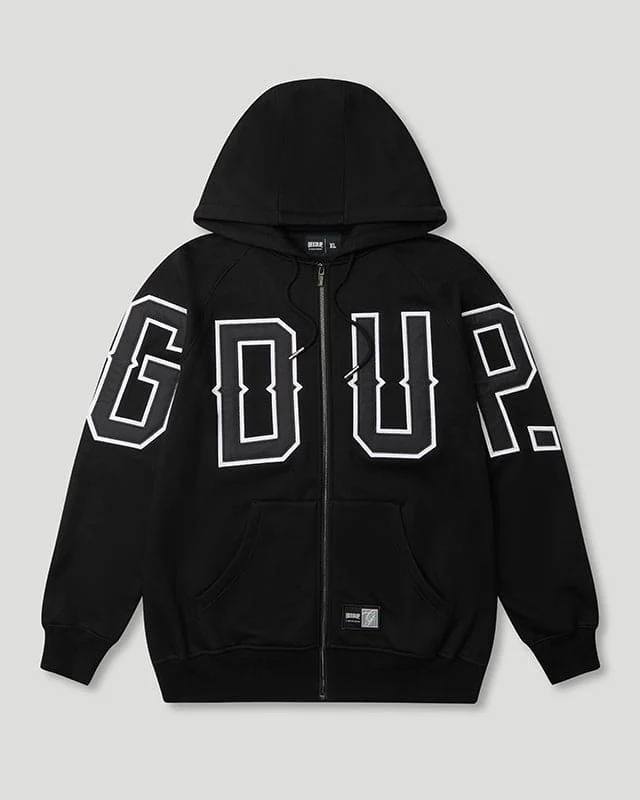 G.D.U.P Zip Hoodie Black G.D.U.P Zip Hoodie Black