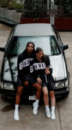 Geedup Black tracksuit men
