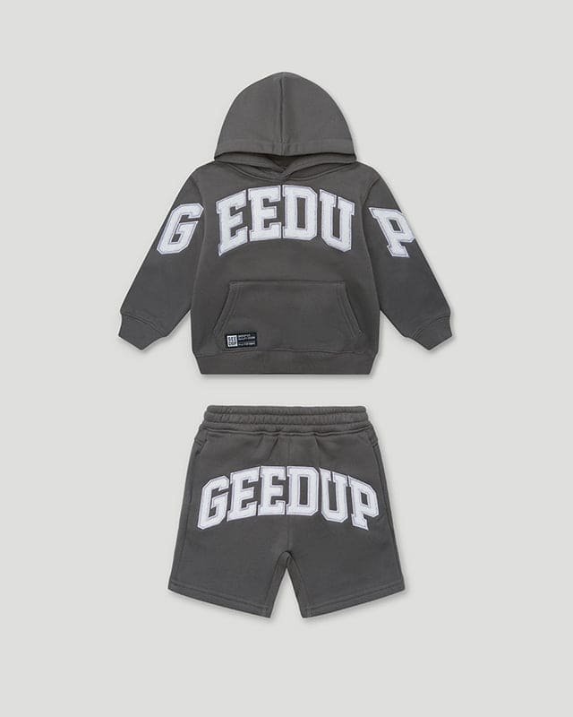 Geedup Team Logo Tracksuit Asphalt Grey Kids Geedup Team Logo Tracksuit Asphalt Grey Kids