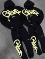 Geedup two piece tracksuits Black