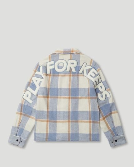 PFK Flannel Jacket Light Blue