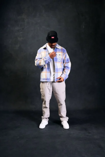 PFK Flannel Jacket Light Blues