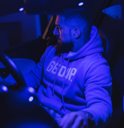 Geedup Handstyle Hoodie Blue