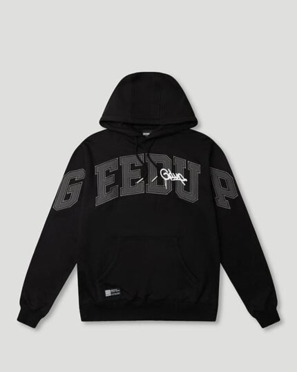 Team Logo Handstyle Hoodie Black